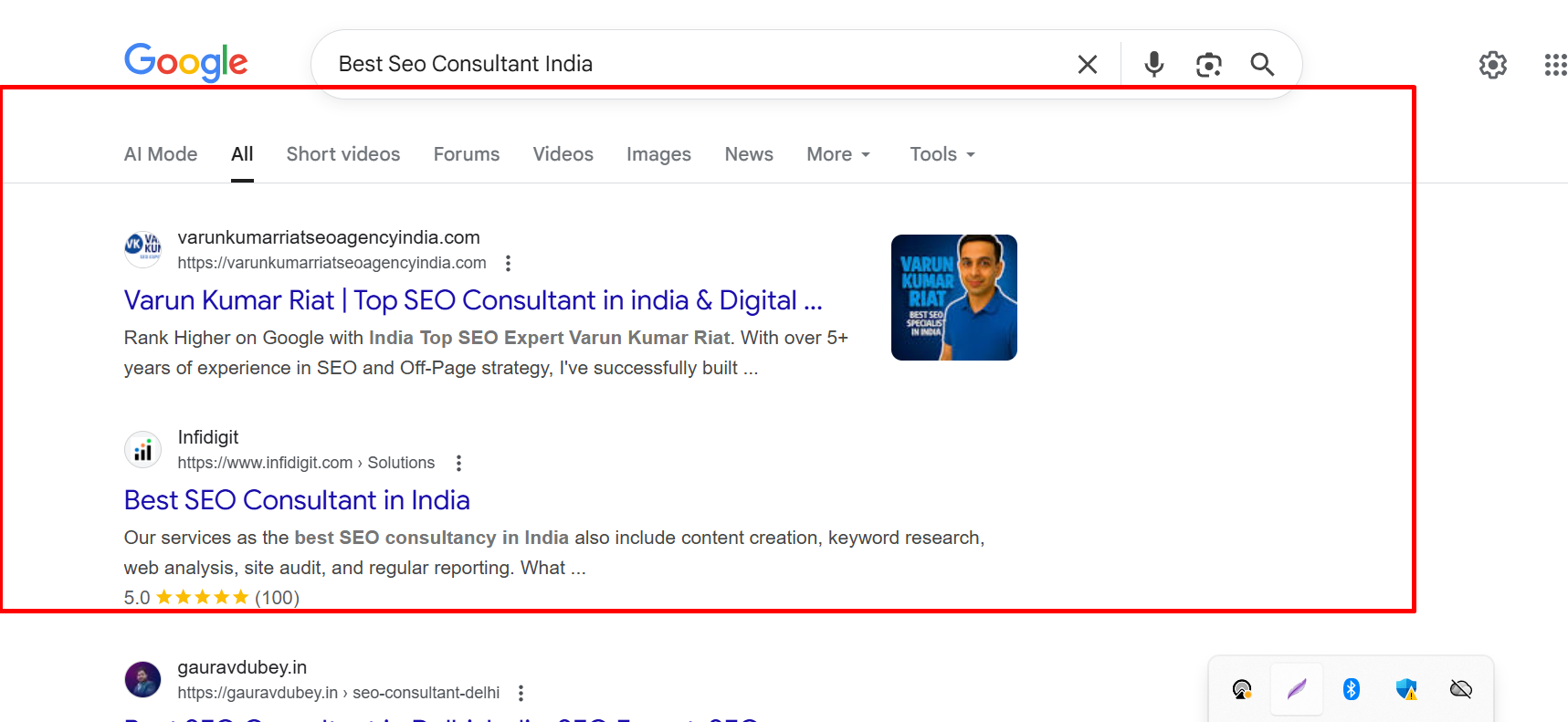 VarunkumarriatSeoAgencyindia agency's portfolio
